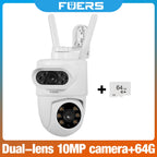 FUERS G03 – Hausalarmsystem mit Tuya-WiFi- und GSM-Verbindung, 2,4-Zoll-Farbbildschirm, Kit Sécurité Sans Fil mit Tür- und Bewegungsmelder