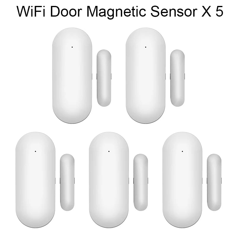 Captador de apertura magnético WiFi PGST Tuya 2.4G – Detector de puerta y ventana conectado para el sistema de alarma de la casa