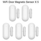 Captador de apertura magnético WiFi PGST Tuya 2.4G – Detector de puerta y ventana conectado para el sistema de alarma de la casa