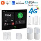 Système d’Alarme Maison Connecté Tuya WiFi 4G Earykong ER-G74 – Écran Tactile, Sirène, Contrôle App, Compatible Alexa et Google