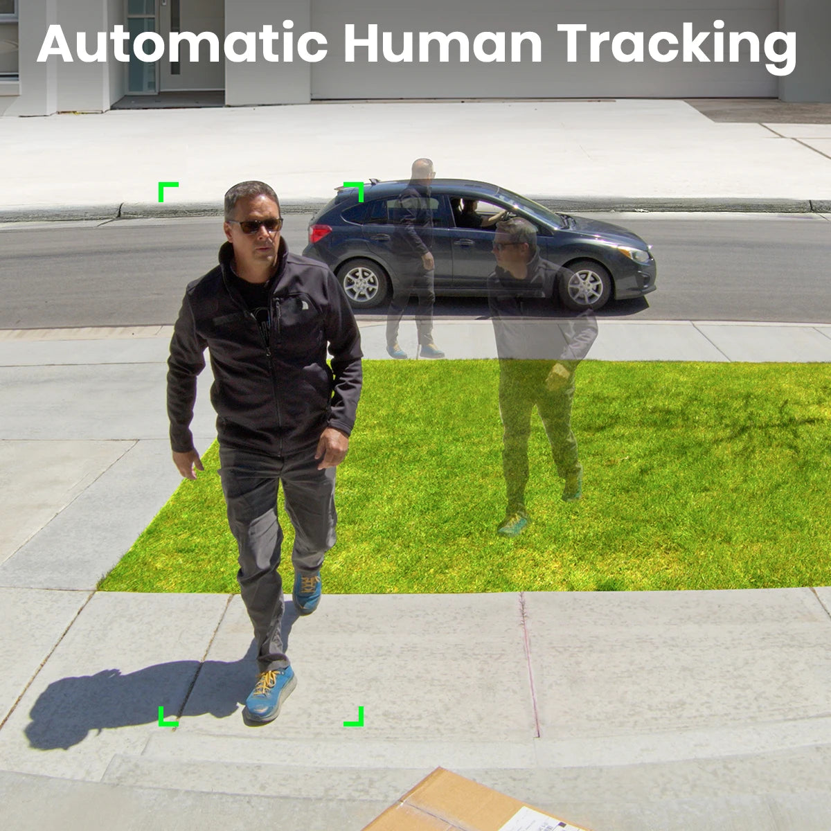 Caméra de Surveillance Extérieure Solaire AOSU 3MP PTZ – WiFi Sans Fil, Batterie Intégrée, Détection Humaine IA, Vision Nocturne Couleur et Audio Bidirectionnel