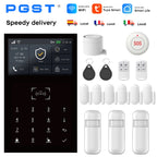 PGST Sistema de alarma GSM Tuya Sans Fil – Central de seguridad conectada con detector de movimiento PIR y comando telefónico para casas, boutiques y almacenes
