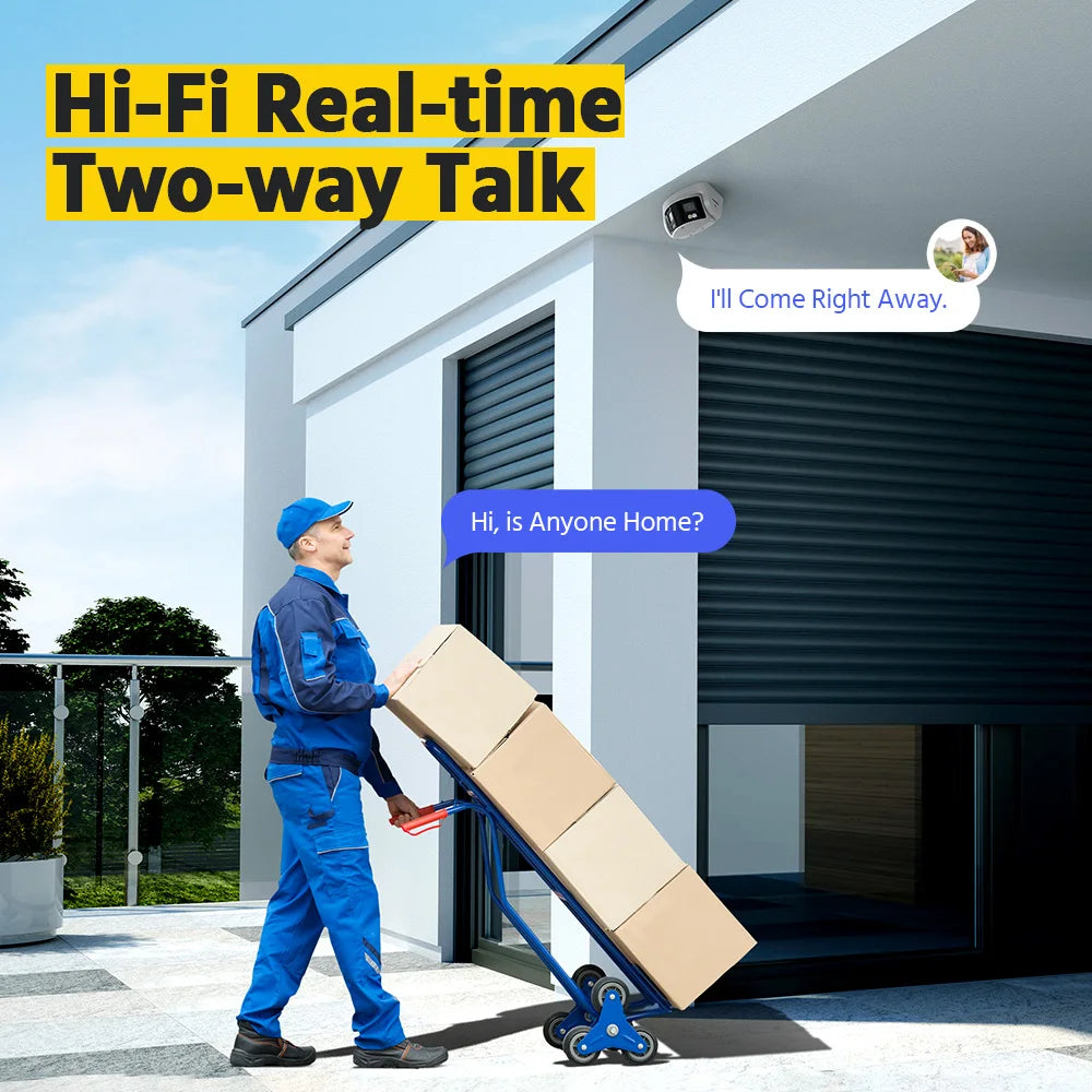 Caméra de surveillance IP ANNKE 8MP double objectif panoramique 180°, détection humaine, audio bidirectionnel, PoE, vision nocturne couleur, IP67