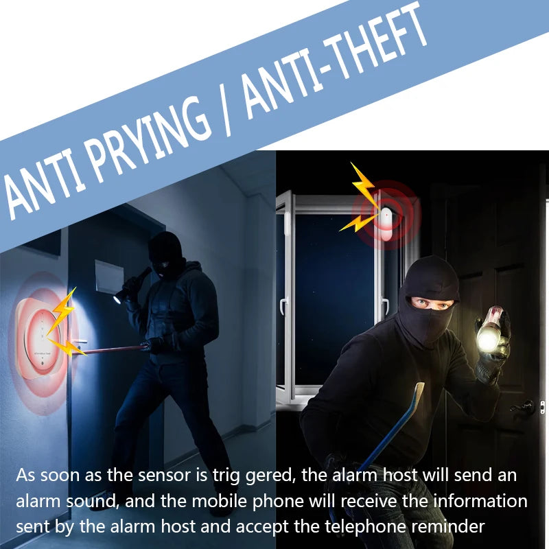 ZUIDID G13 – Sistema de alarma Maison Connecté Tuya WiFi &amp; GSM, Seguridad Sans Fil 433 MHz con Capteurs, Sirène y Control Vocal