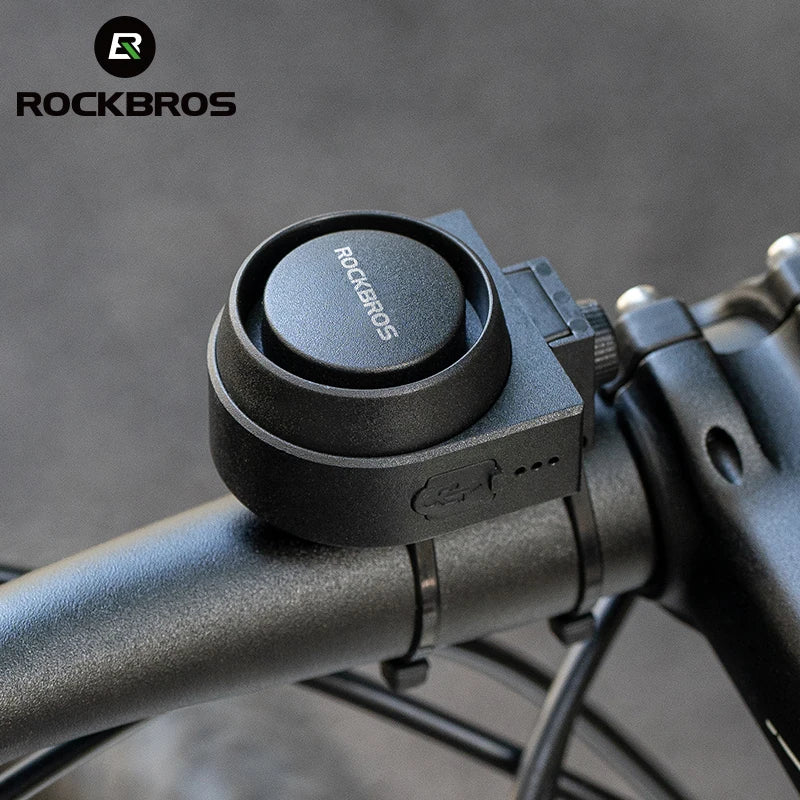 ROCKBROS Alarme Vélo avec Sonnette Intégrée Rechargeable USB-C – Détecteur de Vibration avec Télécommande Sans Fil pour Vélo et Vélo Électrique