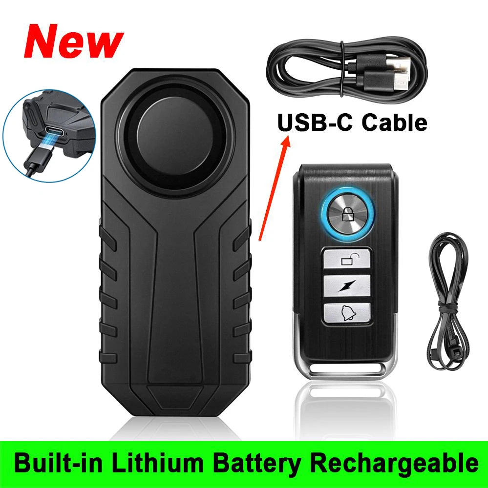 Alarme Antivol Étanche Elecpow 113 dB para Vélo, Moto et Trottinette Électrique – Detector de vibraciones con Télécommande Sans Fil 