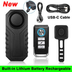 Alarme Antivol Étanche Elecpow 113 dB para Vélo, Moto et Trottinette Électrique – Detector de vibraciones con Télécommande Sans Fil 