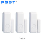 PGST – Détecteur d’Ouverture Porte et Fenêtre Sans Fil 433 MHz pour Système d’Alarme Maison