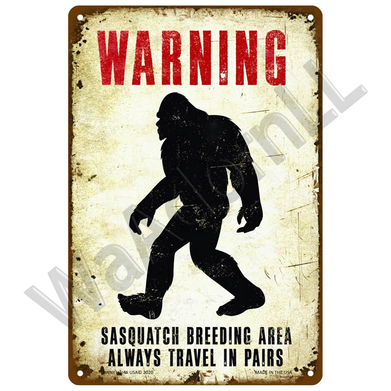 Plaque Métal Rétro “Attention Zone Sous Surveillance” – Panneau Décoratif Vintage 20x30 cm pour Maison, Garage, Bar et Atelier