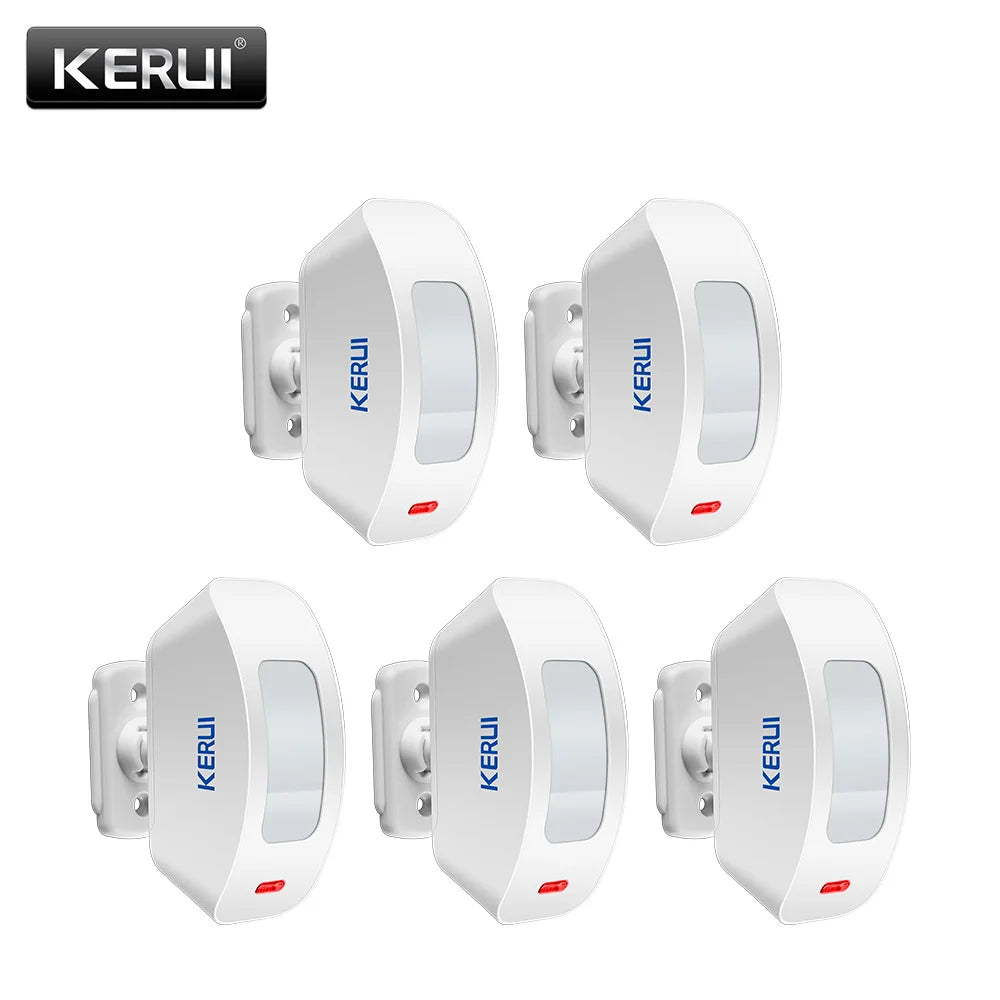 KERUI P817 Detector de movimiento PIR Rideau Sans Fil 433MHz - Captador de infrarrojos antiintrusión para sistemas de alarma KERUI