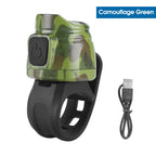 WEST BIKING Sonnette Électrique pour Vélo Rechargeable USB – Klaxon Puissant 6 Modes pour VTT, Vélo de Route et Vélo Urbain