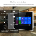HOMSECUR LD04-4G (PG107) – Central de alarma Casa conectada WiFi y 4G/2G con pantalla táctil, RFID, Sirène Intégrée y alertas SMS 