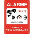 Panneau de Sécurité en Aluminium Renforcé – Vidéosurveillance, Propriété Privée, Accès Interdit pour Entrepôt et Locaux Professionnels