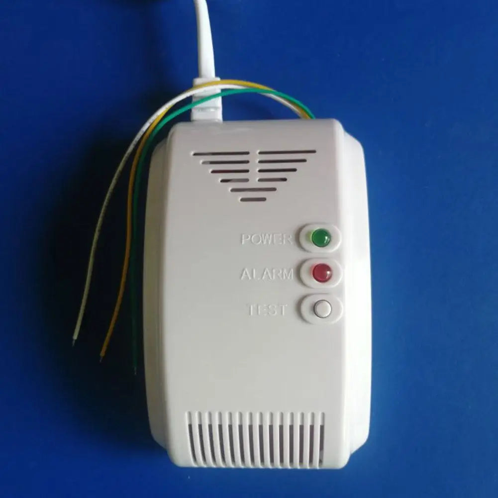 Detector de gas de 12 V para autocaravana, batería y vehículo: alarma de propano, butano y GPL con alerta sonora y LED