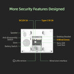 Staniot SecPanel 7 Pro - Sistema de alarma doméstico 4G y WiFi con pantalla táctil de 7”, tecnología LoRa Longue Portée 500 m, kit de seguridad conectado Tuya 