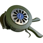 Sirène Manuelle d’Urgence à Manivelle en Alliage d’Aluminium 110 dB – Alarme de Sécurité Autonome et Portable