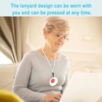 Botón SOS Tuya Zigbee / WiFi – Botón de Llamada de Emergencia con Cordón, Notificación Smartphone para Personas Mayores, Niños y Pacientes