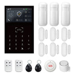 PGST A109F – Sistema de alarma Maison Connecté WiFi 2.4G y 4G, kit de seguridad Tuya Smart Life con detectores de movimiento y captadores de apertura