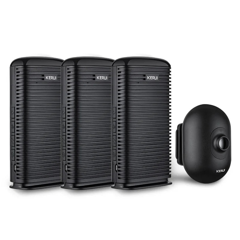 Alarma Allée Sans Fil KERUI DW9 con detector de movimiento PIR Étanche – Sistema de seguridad de garaje y exterior con modo Accueil y Sirène Puissante