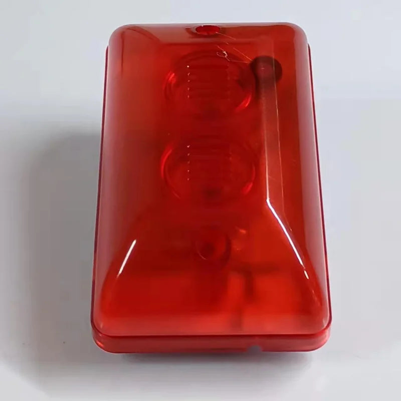 Mini Sirène Filaire 12V con flash estroboscopique 115 dB – Avertisseur Sonore et Visuel Puissant pour Alarme Anti-Intrusion 