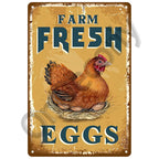 Panneau Vintage CCTV en Métal 20 x 30 cm – Plaque Murale “Vidéosurveillance 24h” pour Bar, Garage, Café et Maison