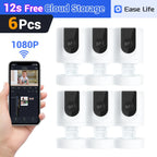 Cámara interna conectada BoyKeep 1080P – Cámara para animales y bebés, rotación de 360°, audio bidireccional y vigilancia a través de teléfono inteligente 