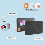 KERUI W181 – Système d’Alarme Maison Connecté Tuya WiFi & GSM 433 MHz, Kit Sécurité Sans Fil avec Détecteur de Mouvement, Capteurs Porte/Fenêtre et Compatibilité Caméra IP