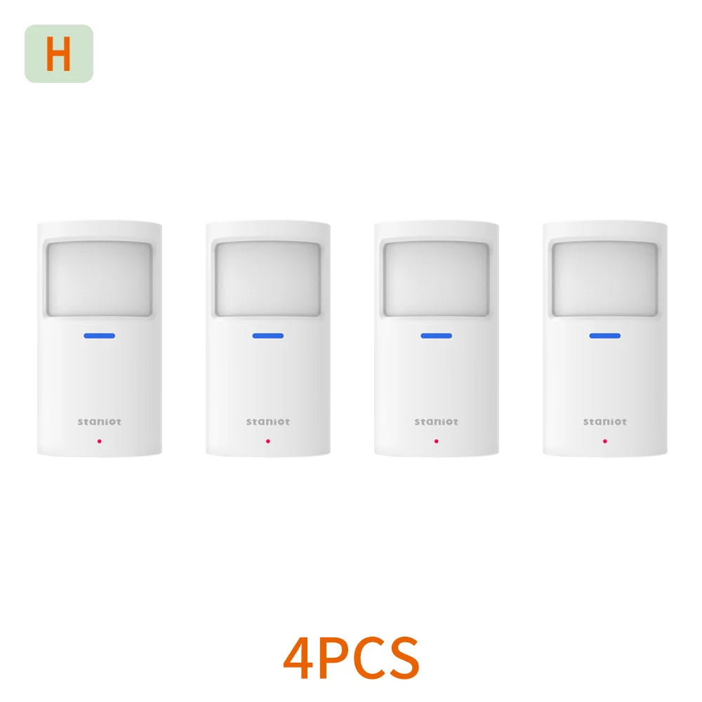 Staniot SecPanel 7 Pro - Sistema de alarma doméstico 4G y WiFi con pantalla táctil de 7”, tecnología LoRa Longue Portée 500 m, kit de seguridad conectado Tuya 