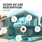 Buscapersonas SOS WiFi Tuya para personas mayores – Sistema de alerta médica sin filtro con pantalla LCD y botón de urgencia