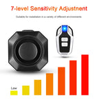 Gadpow Alarme Antivol à Vibration Recargable 110 dB – Sistema de seguridad Étanche avec Télécommande pour Voiture, Camping-Car, Moto et Vélo