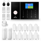 PGST A108F – Hausalarmsystem mit 4G- und 2,4G-WiFi-Verbindung mit Tastatur, Bewegungs- und Sicherheitsdetektoren