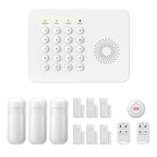 Sistema de alarma Maison PGST WiFi + GSM 2G Tuya – Kit de seguridad conectado con detectores de movimiento y captadores de puerta/ventana