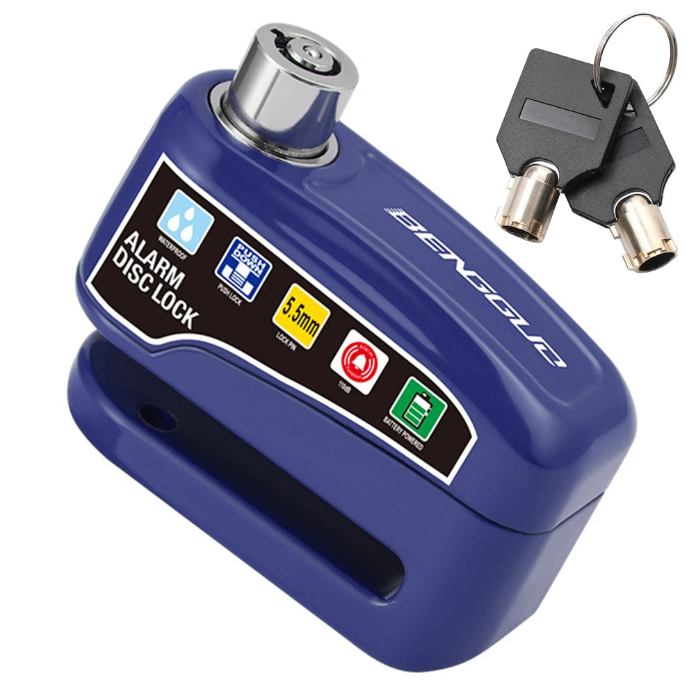 Antivol Alarme à Disque pour Moto et Vélo VKTECH – Bloque-Disque en Alliage d’Aluminium, Étanche et Ultra Résistant