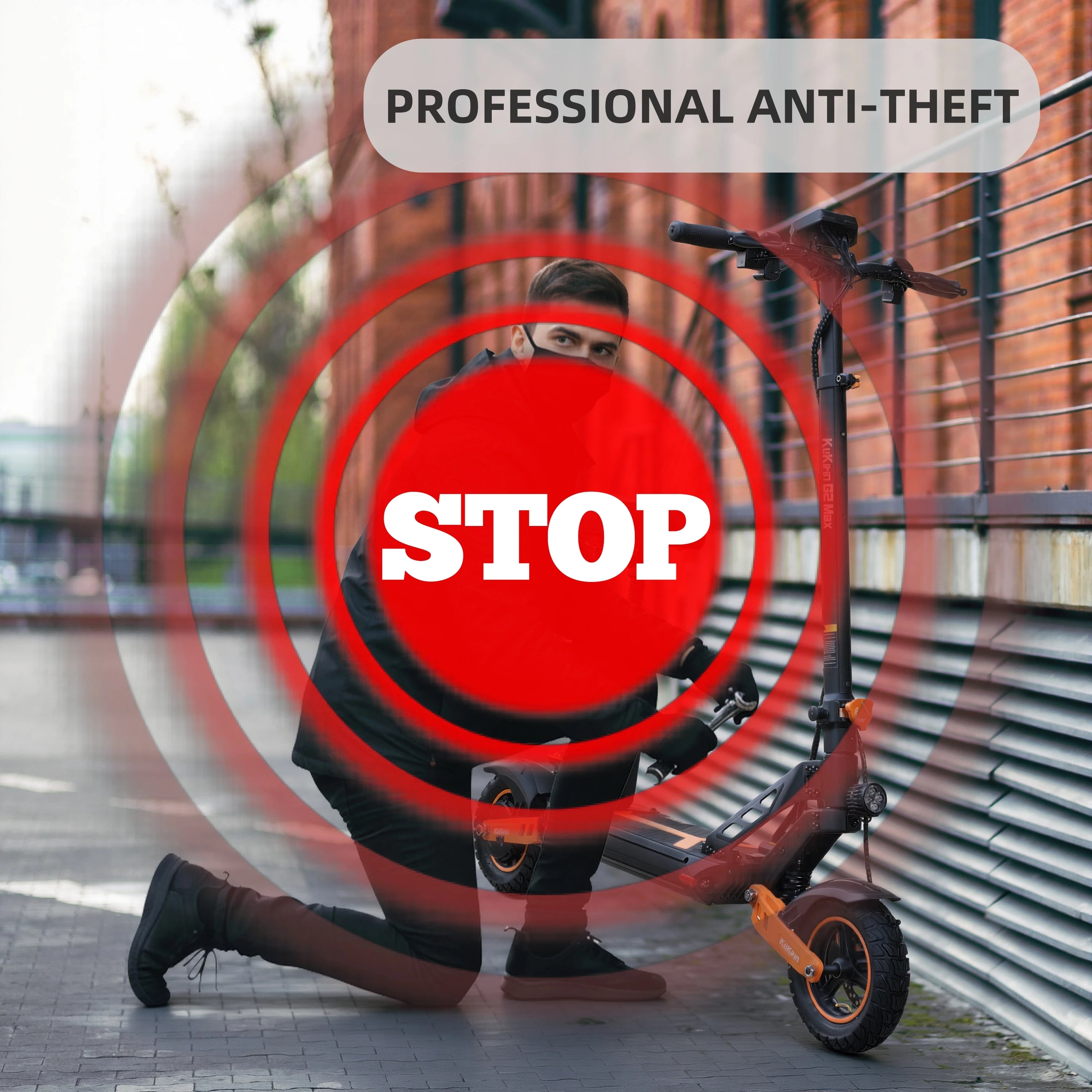 Système d’Alarme Antivol Universel XT60 29–68V pour Trottinette Électrique KUKIIRN M5 Pro – Protection Sécurité Haute Tension