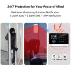 Earykong ER-G03 - Sistema de alarma Maison Connecté Tuya WiFi &amp; GSM, Clavier Tactile, RFID, Écran Couleur, Seguridad Sans Fil Anti-Intrusion