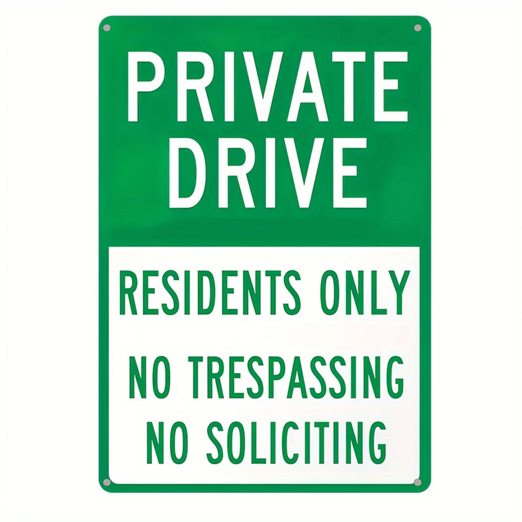 Panneau Métallique “Maison Sous Vidéosurveillance 24h/24” – Señalización de seguridad exterior duradera y decorativa 