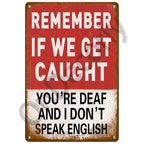 Panneau Vintage CCTV en Métal 20 x 30 cm – Plaque Murale “Vidéosurveillance 24h” pour Bar, Garage, Café et Maison