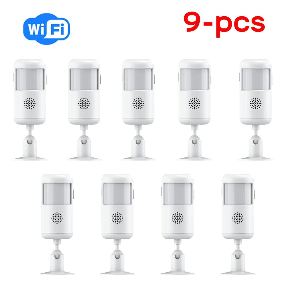 Detector de movimiento PIR 433MHz Modo doble - Capteur Infrarouge Étanche 180° Compatible Tuya Smart Life para seguridad Maison