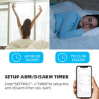 KERUI H01 Sistema de Alarma Casa WiFi Tuya con Sirène 433MHz - Kit Seguridad Sans Fil Compatible Alexa y Google Home