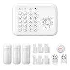 Sistema de alarma Maison PGST WiFi + GSM 2G Tuya – Kit de seguridad conectado con detectores de movimiento y captadores de puerta/ventana