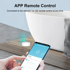 Detector de agua WiFi ONENUO Tuya – Captador de onda conectado con alarma 80 dB y estanqueidad IP55 