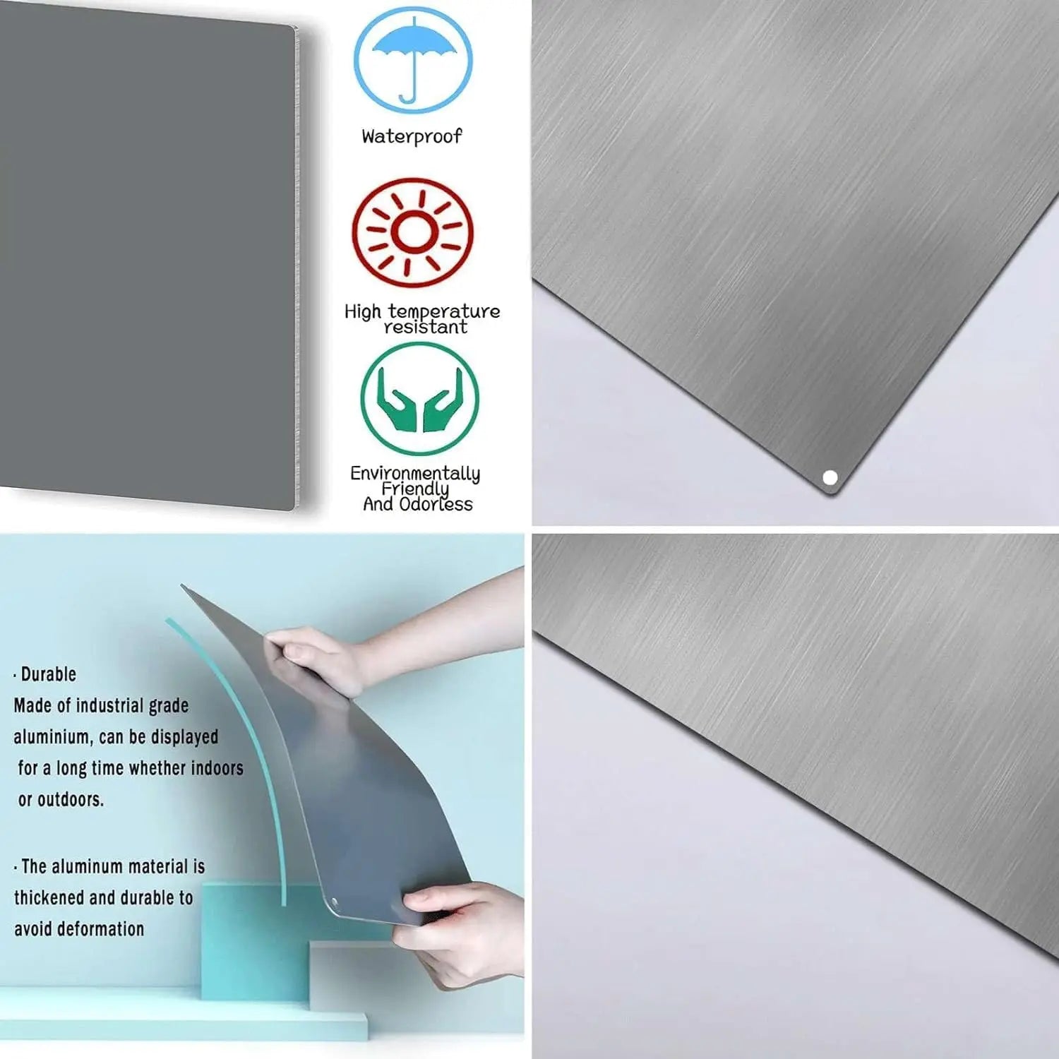 Panneau Métal “Attention aux Chiens” avec Avis de Vidéosurveillance – Plaque Sécurité Vintage en Aluminium pour Maison et Jardin