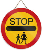 Panneau Rond en Bois “Propriété Privée – Accès Interdit – Vidéosurveillance” – Decoración Murale Seguridad para Cour, Jardin et Allée 