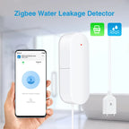 Detector de agua Zigbee 3.0 Ewelink – Captador de onda conectado con alerta instantánea y vigilancia a distancia 