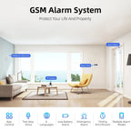 SMARSECUR TY-505 - Sistema de alarma Maison Connecté WiFi &amp; GSM, Seguridad Sans Fil DIY con aplicación Tuya, Compatible Alexa