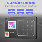 KERUI W181 – Hausalarmsystem mit Tuya-WiFi- und GSM-Verbindung, Sans-Fil-Sicherheit mit Bewegungsmelder und Türöffner 