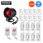 KERUI H01 Sistema de Alarma Casa WiFi Tuya con Sirène 433MHz - Kit Seguridad Sans Fil Compatible Alexa y Google Home