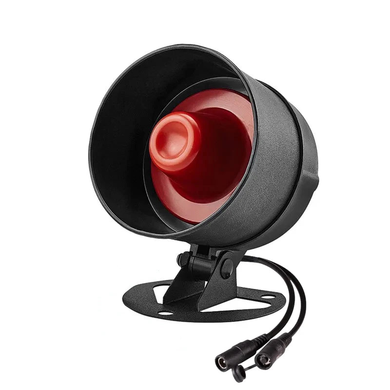 Sirène Extérieure Sans Fil 433 MHz 110 dB con Flash Stroboscopique – Alarma Étanche Haute Puissance pour Maison et Commerce