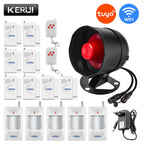 KERUI H01 Sistema de Alarma Casa WiFi Tuya con Sirène 433MHz - Kit Seguridad Sans Fil Compatible Alexa y Google Home