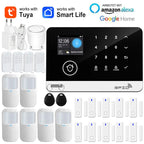 Earykong ER-G03 - Sistema de alarma Maison Connecté Tuya WiFi &amp; GSM, Clavier Tactile, RFID, Écran Couleur, Seguridad Sans Fil Anti-Intrusion